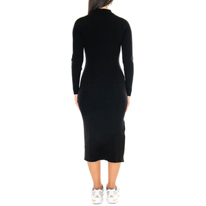 Abitino EF0632-031 - Vestito Donna Nero EF0632-031 . LACOSTE 