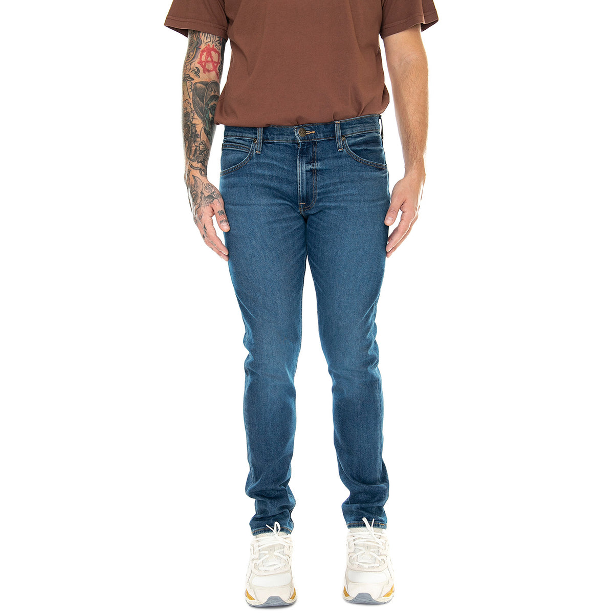 Luke Peace Train Denim Jeans - Pantaloni Denim Jeans Uomo Blu 112342254 . LEE 