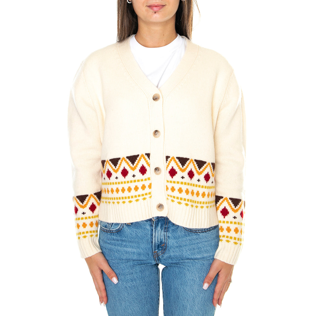 Maglia Donna 243 - Cardigan Donna Multicolore W264M49W561-243 . SKILLS 