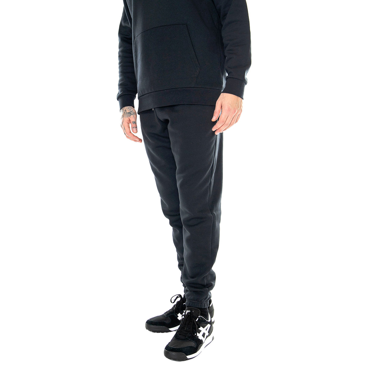 UA Essential Fleece Joggers Black - Pantaloni Uomo Neri 77-1373882-1 . UNDER ARMOUR 