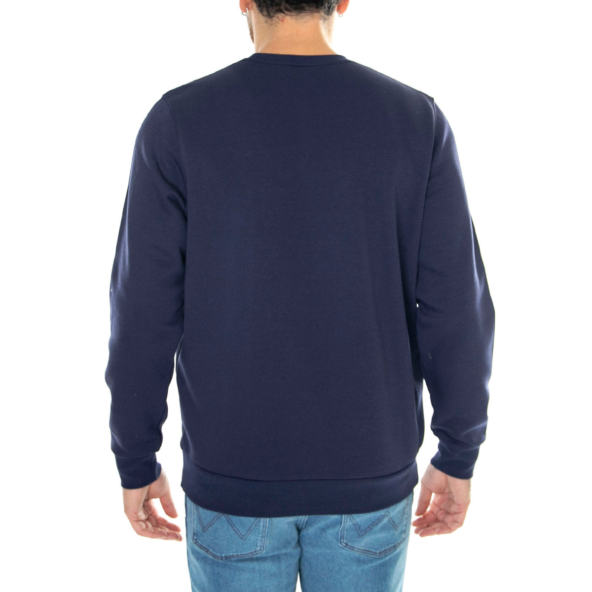 UA Essential Fleece Crew Blue Sweat - Felpa Girocollo Uomo Blu 77-1374250-410 . UNDER ARMOUR 