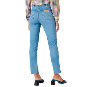 Walker No Intention Denim Pants - Pantaloni Denim Jeans Donna Blu W2HC68228 . WRANGLER 