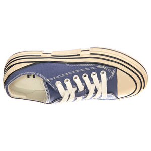 Endorphin Navy Canvas - Scarpe Donna Blu PLSJCD-037-1-04-NAY . JEFFREY CAMPBELL 