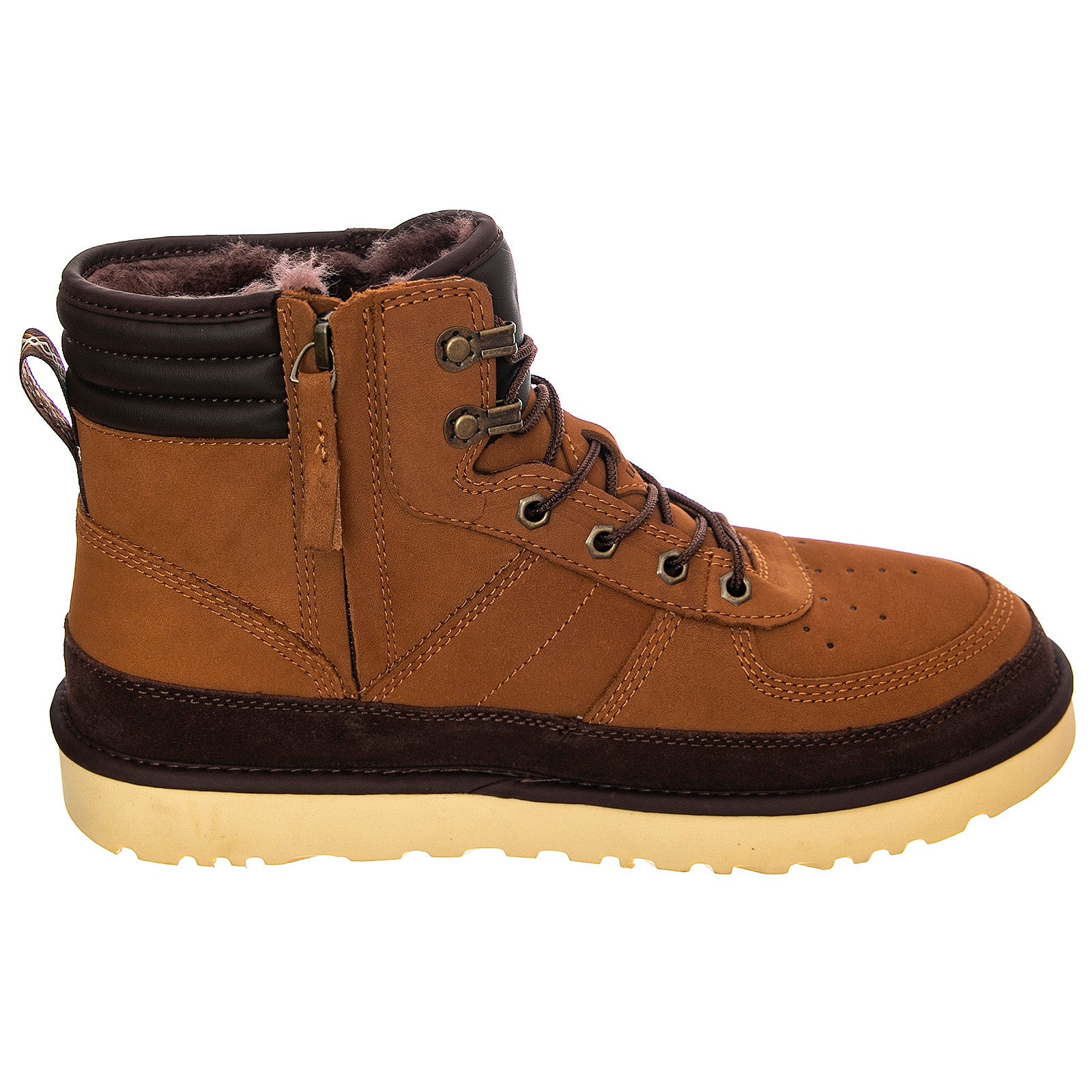 HIGHLAND SPORT - Stivaletti Stringati Profilo alla Caviglia Uomo Marroni UGMHIGSCSNB1122170M . UGG 