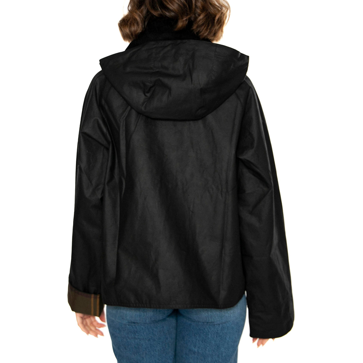 Reighton Wax Black / Classic Jacket - Giacca Donna Nera LWX1397-BK71 . BARBOUR 