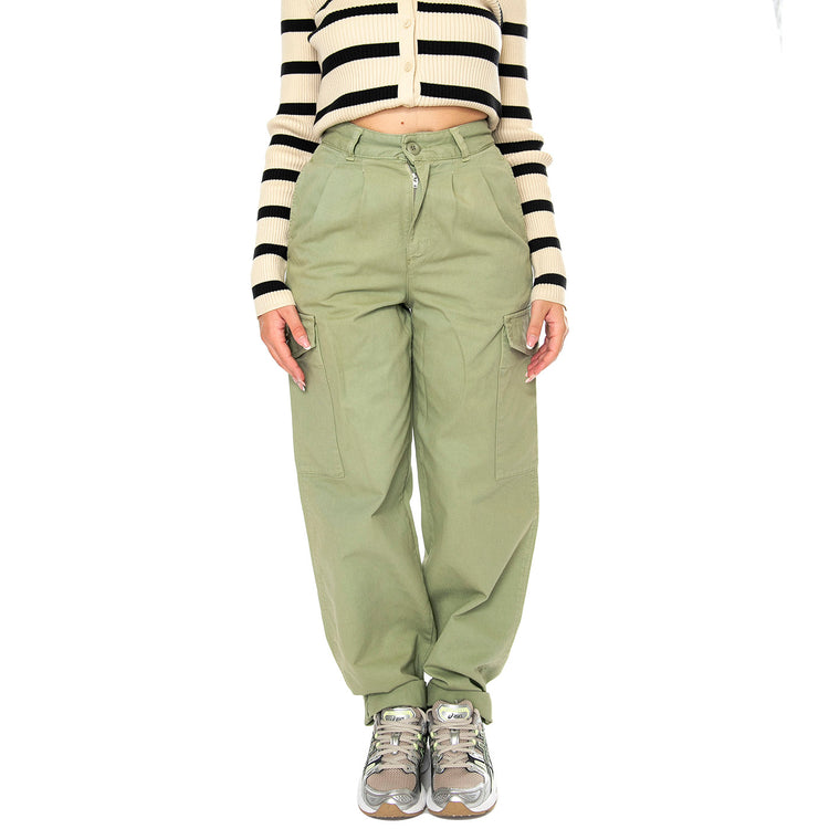 W' Collins Pant Misty Green garment dyed - Pantaloni Donna Verdi I029789.29MGD . CARHARTT WIP 