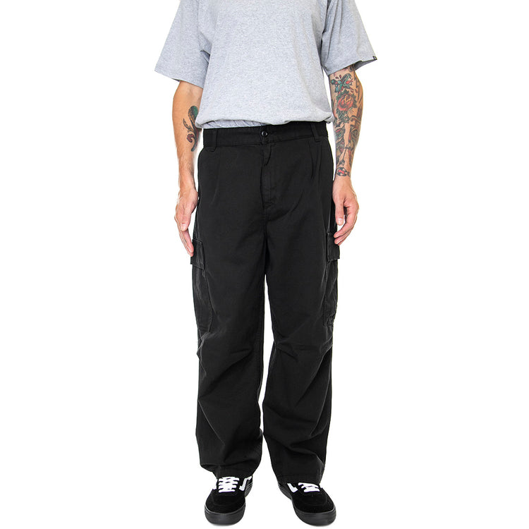 COLE CARGO PANT BLACK GARMENT DYED - Pantaloni Uomo Neri I031218-89GD . CARHARTT WIP 