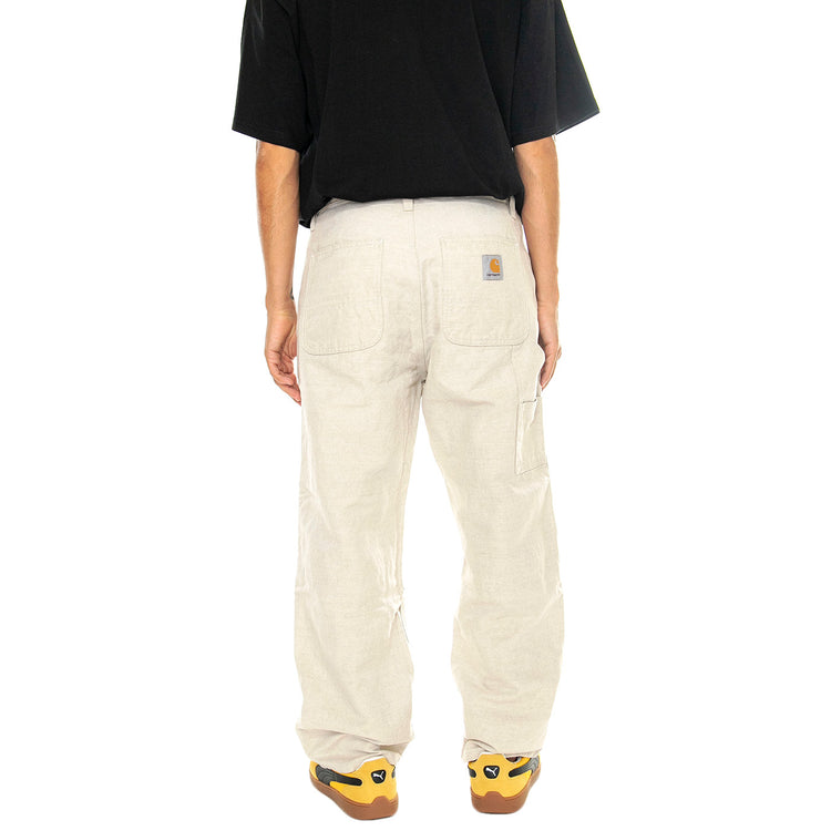 Walter Double Knee Pant Natural rinsed - Pantaloni Uomo Beige I033580.0502 . CARHARTT WIP 