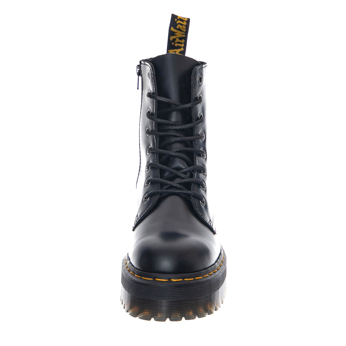 Jadon - Polished Smooth Black - Anfibi Stringati Donna Neri DMSJADONBK15265001 . DR.MARTENS 