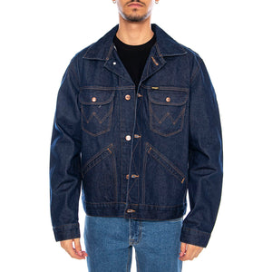 124MJ Rinse Jacket - Giacca Denim Jeans Uomo Blu 112341042-BLUE . WRANGLER 