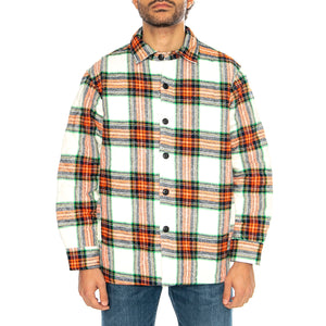 Sven II Shirt Lined LS White / Red - Camicia Uomo Multicolore I032610.1WZ.67. . EDWIN 