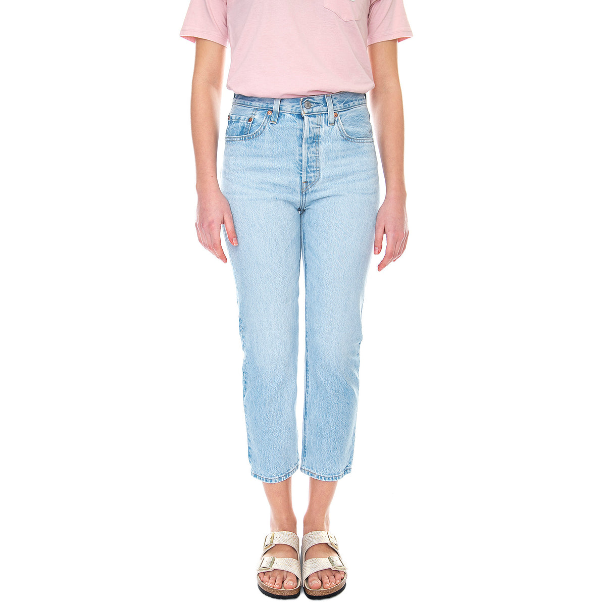 501 Crop Denim Jeans - Ojai Luxor - Denim Jeans Donna Blu 36200-0124 . LEVIS 