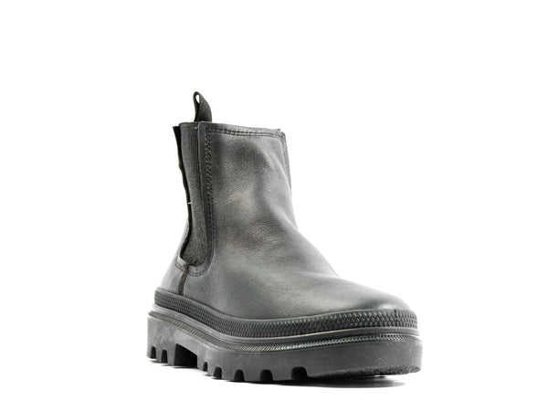Pallatrooper Chelsea Black / Black - Scarpe Profilo Alto Donna Nere PAS98915-001-M . PALLADIUM 