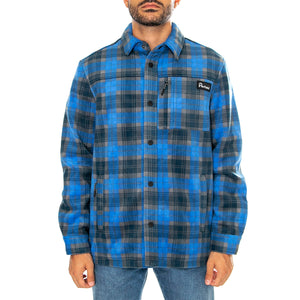 Checked Polar Fleece Vallarta Blue - Giacca Uomo Multicolore PFD0243-287 . PENFIELD 