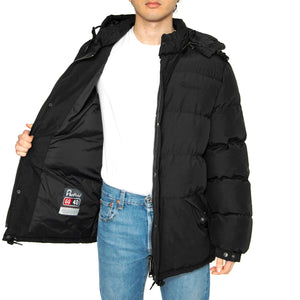 Contrast Puffer Jacket Black - Giacca Uomo Nera PFD0273-023 . PENFIELD 