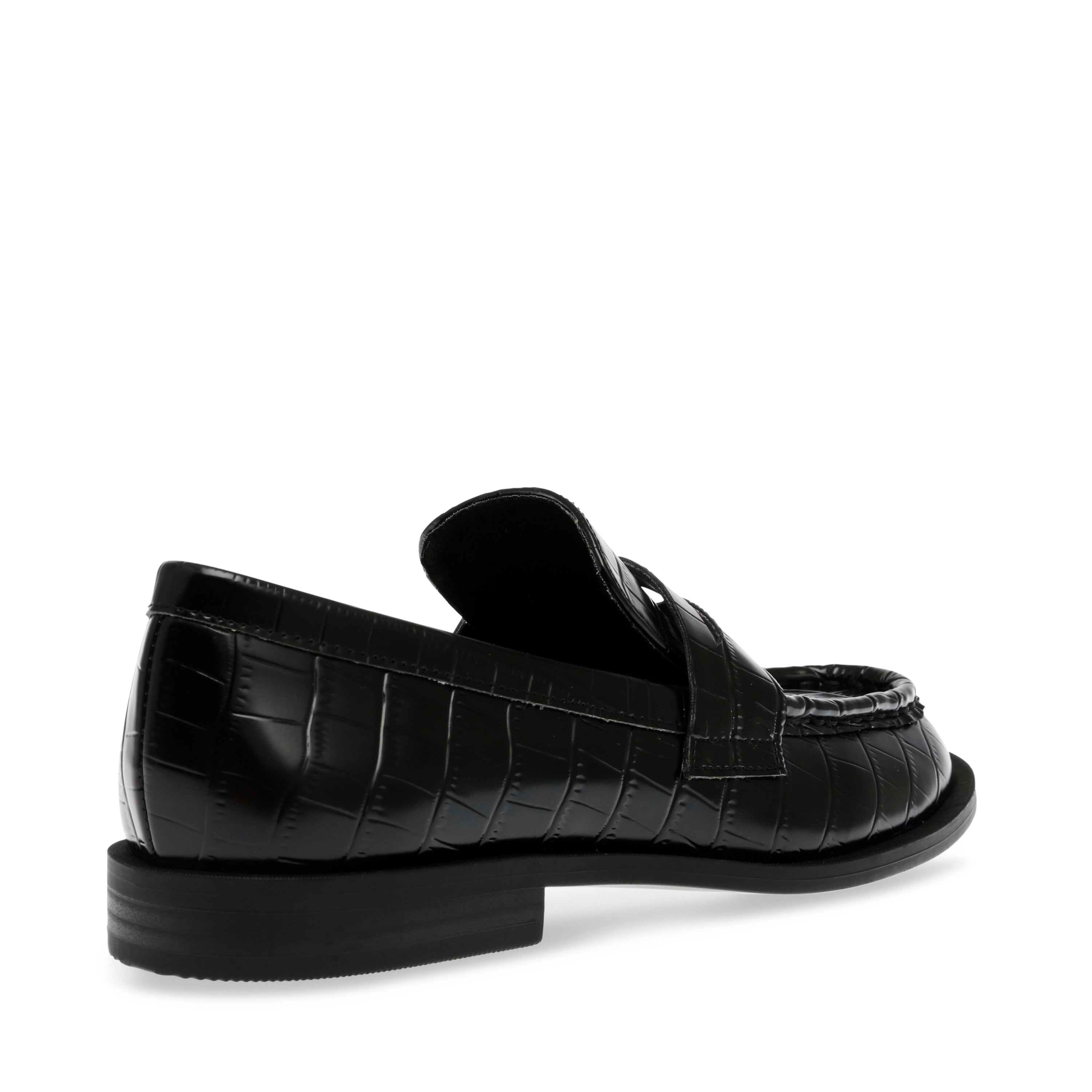 HARLEM BLK CROCO - Mocassini Donna Neri SMSHARLEM-66 . STEVE MADDEN 