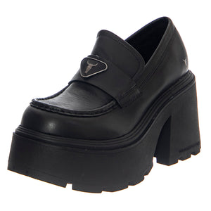 Spoiled Black Leather - Moccasini Donna Neri WSSSPOILED-BLK . WINDSOR SMITH 