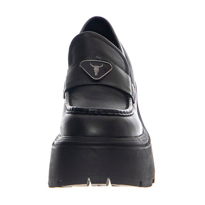 Spoiled Black Leather - Moccasini Donna Neri WSSSPOILED-BLK . WINDSOR SMITH 