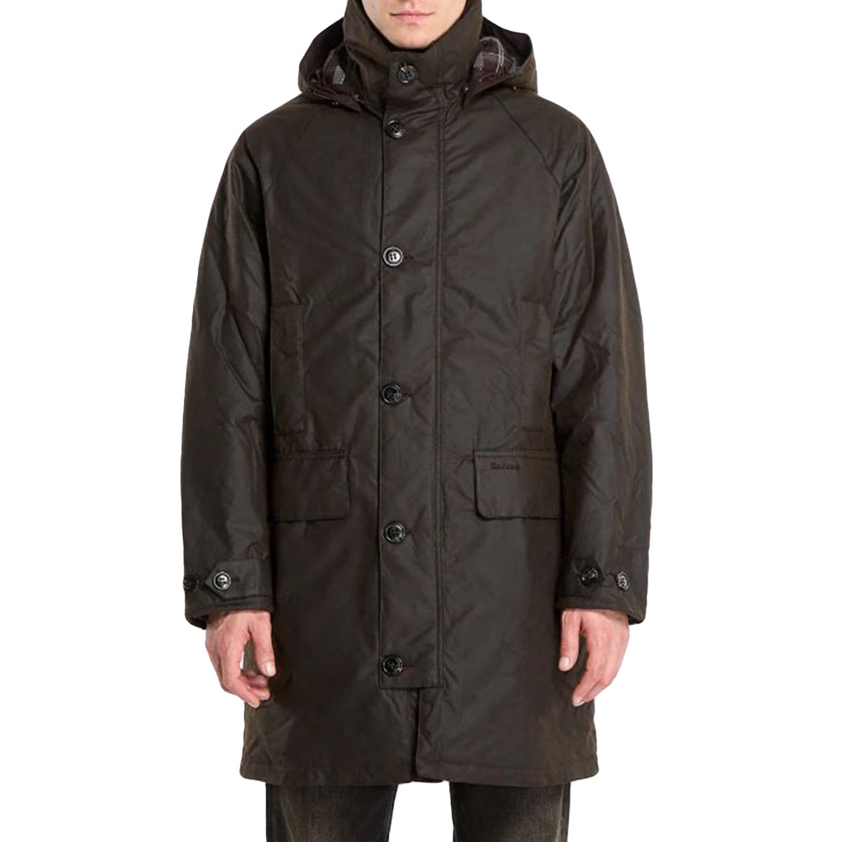 BEAUDALE WAX TRENCH COAT DARK BROWN - Cappotto / Giacca con Cappuccio Uomo Marrone MWX2488 BR91 BARBOUR 