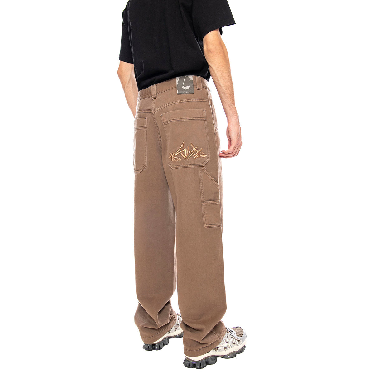 Pant. Baggy T. Bull Tinto Fango - Pantaloni Uomo Marroni R.BIANCO-L-BULL-00F . BLUESKIN 