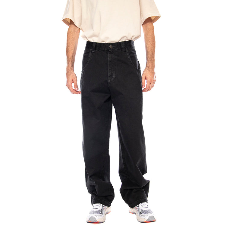 Baggy T. Gabardina Col. Tinto Nero - Pantaloni Uomo Neri R.BIANCO-L-CAMA-00N . BLUESKIN 