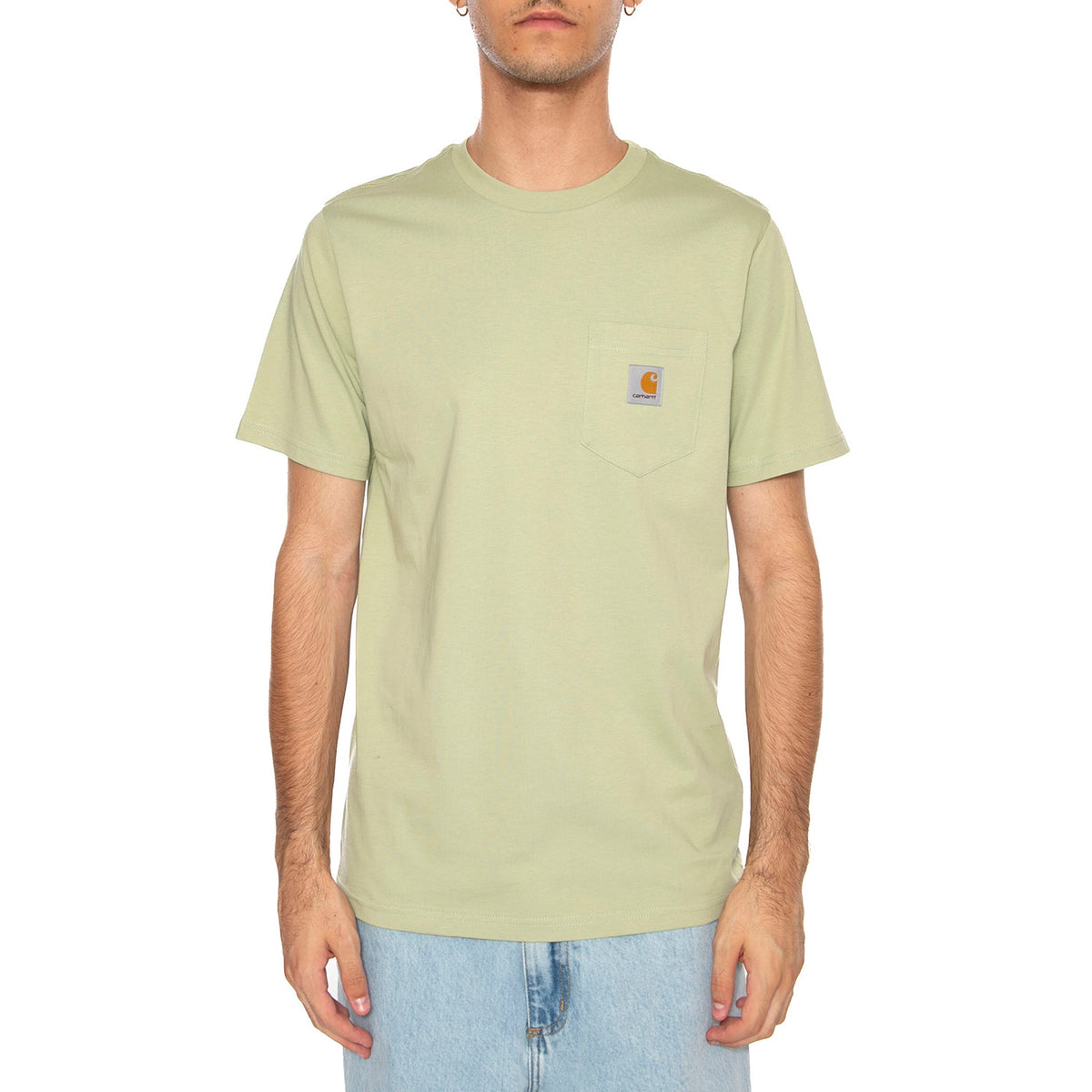 S/S Pocket T-Shirt Wall - Maglietta Girocollo Uomo Beige I030434.UVXX . CARHARTT WIP 