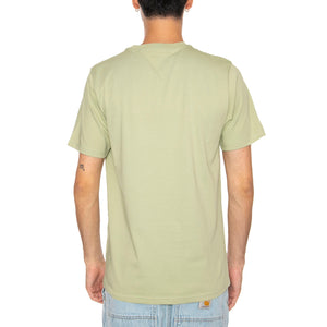 S/S Pocket T-Shirt Wall - Maglietta Girocollo Uomo Beige I030434.UVXX . CARHARTT WIP 