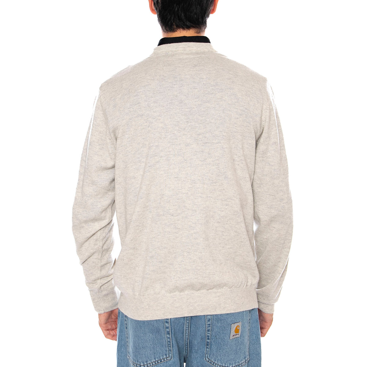 Madison Sweater Fleur De Sel / Black - Maglione Girocollo Uomo Crema I030841.2NQXX . CARHARTT WIP 