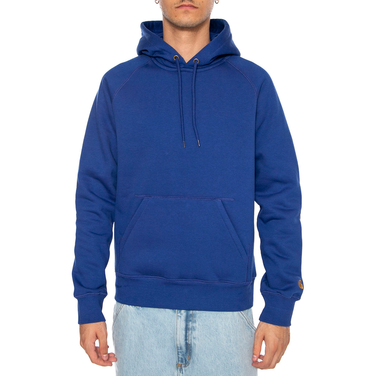 Hooded Chase Sweat Wolfsbane / Gold - Felpa Uomo Blu I033661.30XXX . CARHARTT WIP 