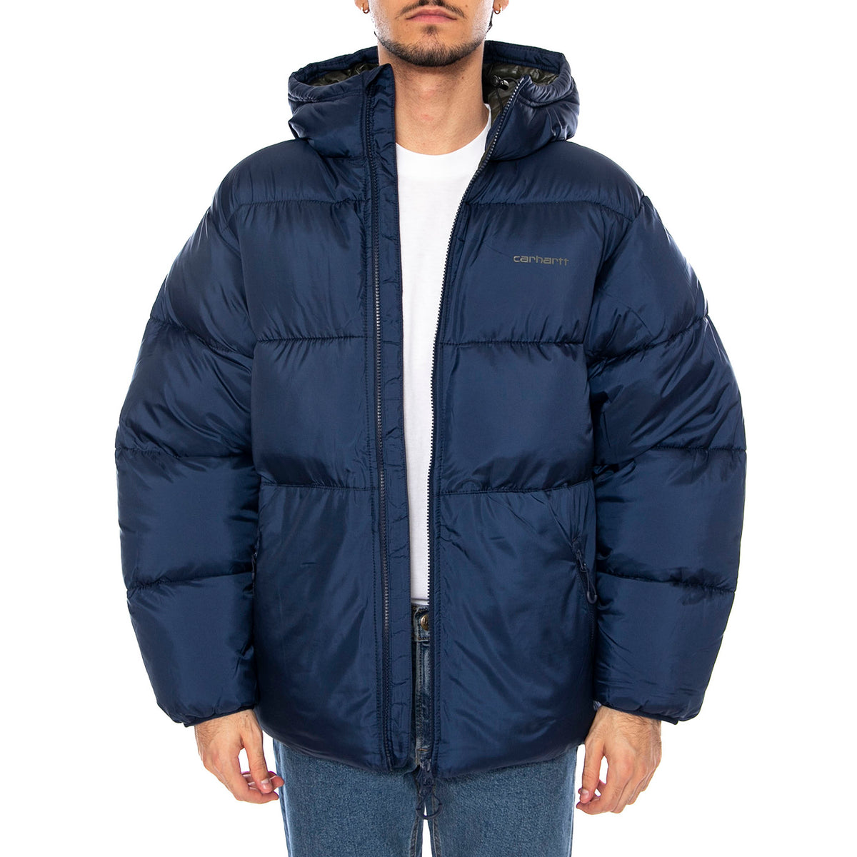 Toronto Jacket Jupiter / Cypress - Giacca Piumino con Cappuccio Uomo Blu I033920.3A3XX . CARHARTT WIP 
