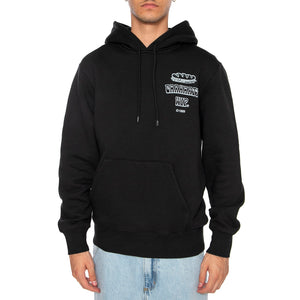 Hooded Sandwich Sweat Black / Blue Fog - Felpa Uomo Nera I035277.36AXX . CARHARTT WIP 