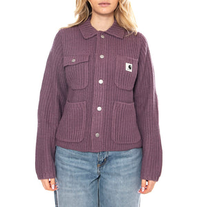 W Michigan Sweater Cardigan - Phlox - Cardigan Donna I035379_33I_XX . CARHARTT WIP 