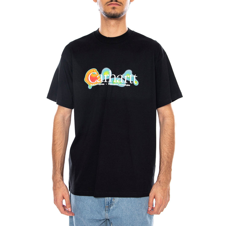 S/S Experiential T-Shirt Black - Maglietta Girocollo Uomo Nera I035442.89XX . CARHARTT WIP 
