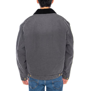 OG Detroit Jacket Graphite / Black - Giacca Uomo Grigia I035614.3CL4O . CARHARTT WIP 