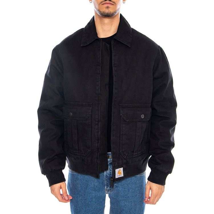 Stanton Jacket Black - Giacca Uomo Nera I035617.8906 . CARHARTT WIP 