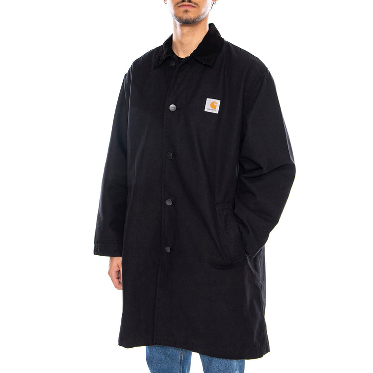 Webster Coat Black - Giacca Uomo Nera I035618.00E02 . CARHARTT WIP 