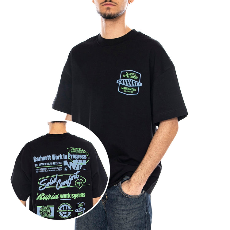 S/S Networks -- Maglietta Uomo Nera I035624.89XX . CARHARTT WIP 