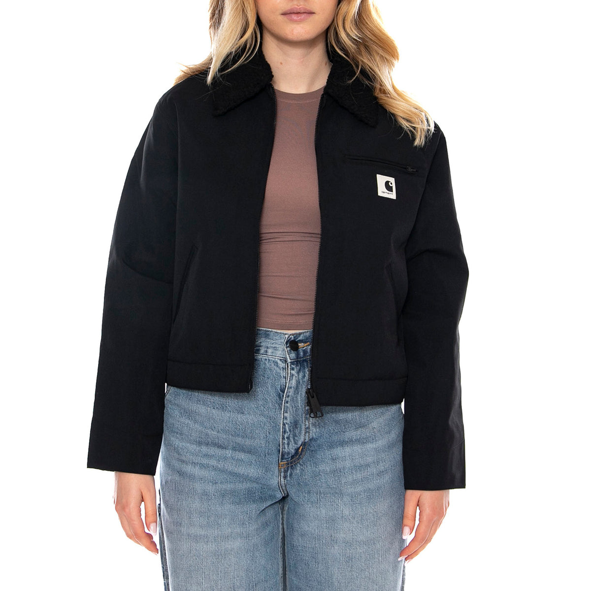 W Newkirk Jacket - Nera - Giacca Donna I035699_3AK_XX . CARHARTT WIP 
