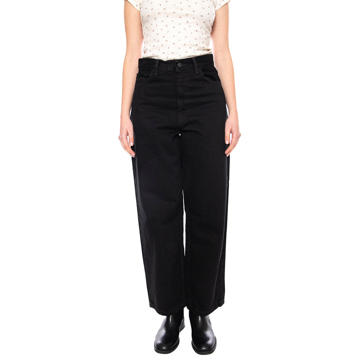 W' Brandon Pant - Pantaloni Donna Neri Carhartt WIP I035892.89.02 . CARHARTT WIP 