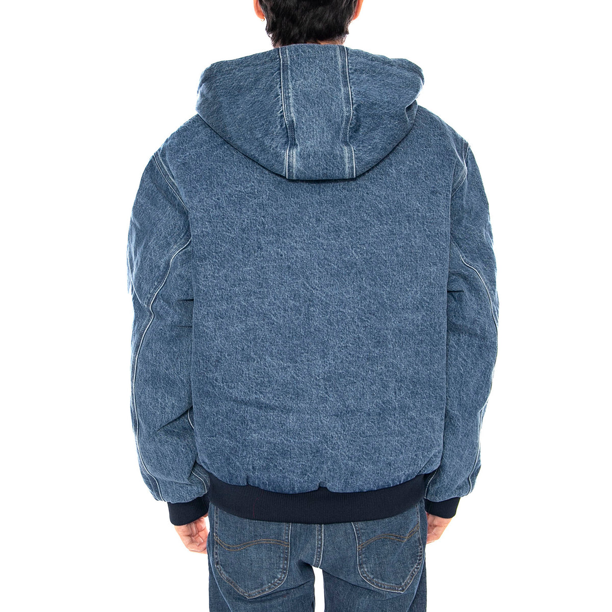 50 Years Anniversary OG Active Jacket Denim Blue / USA Red - Giacca Uomo Blu I035966.3FZ12 . CARHARTT WIP 