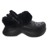 BAE LINED CLOG W BLACK - Sandalias Mujer Negro Mujer CROCS
