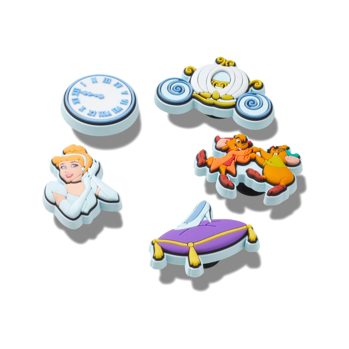 Cinderella 5 Pack - Set da 5 Pezzi di Charm Crocs CR.4971 JIB UCOL CROCS 