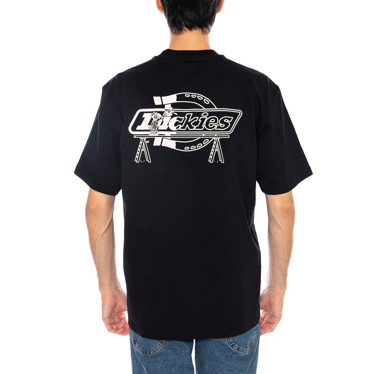Statesville Tee SS Black - Maglietta Girocollo Uomo Nera DK0A87QPBLK1 . DICKIES 