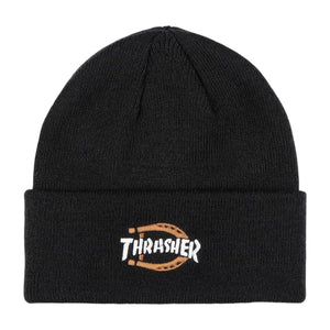 Thrasher x Dickies Beanie Black - Berretto Nero DK0A88KVBLK1 . DICKIES 