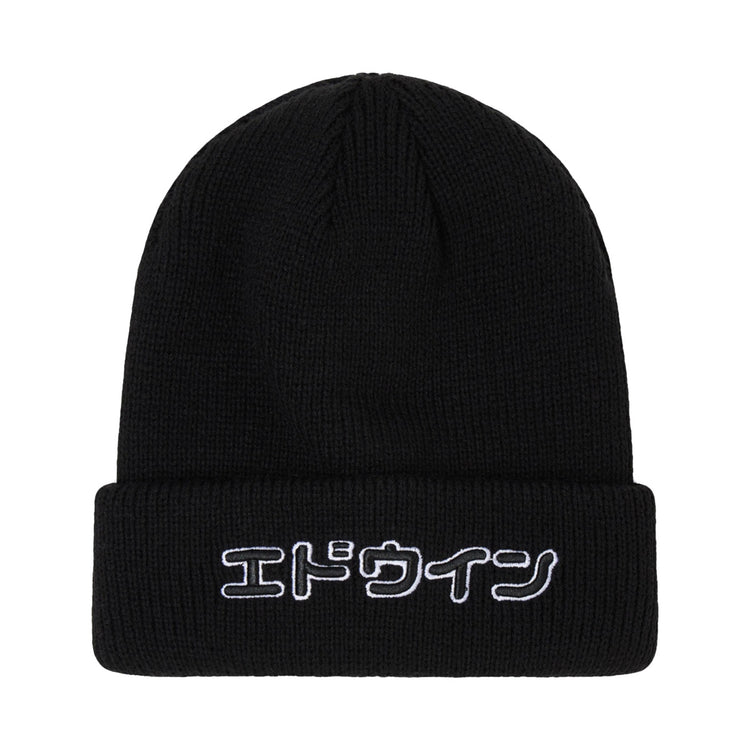 3D Katakana Beanie Edwin - Cappellino Nero I034121. 89.67 EDWIN 