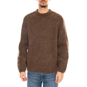 Dun Textured Sweater Taupe -- Maglione Uomo Marrone I034134. 3FC.67 EDWIN 