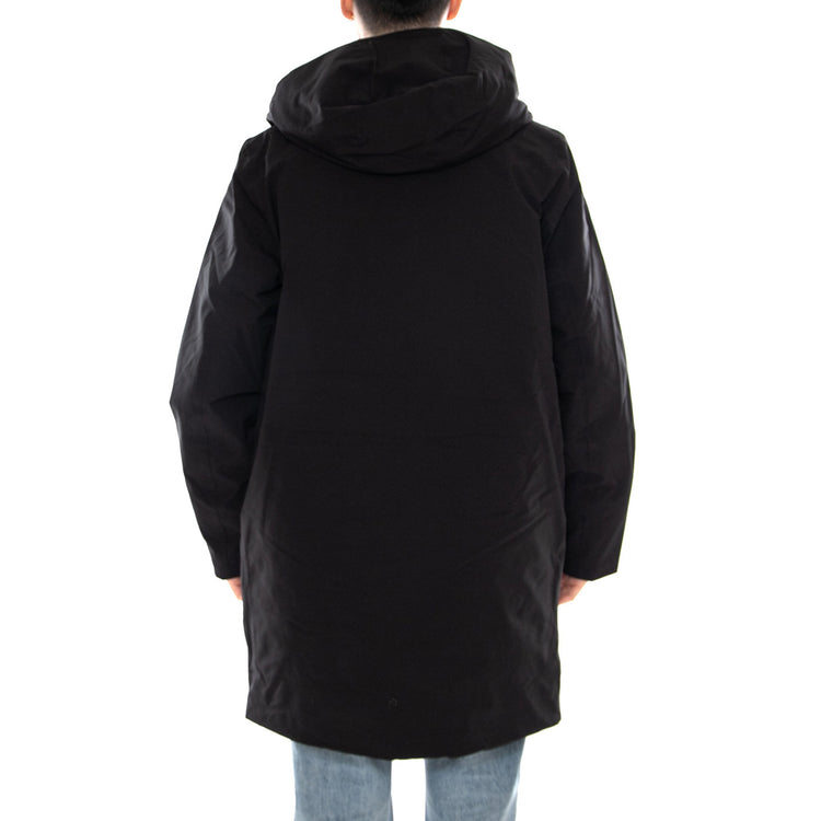 Hjalmar Black Jacket - Giacca con Cappuccio Uomo Nera 331186 110 ELVINE 