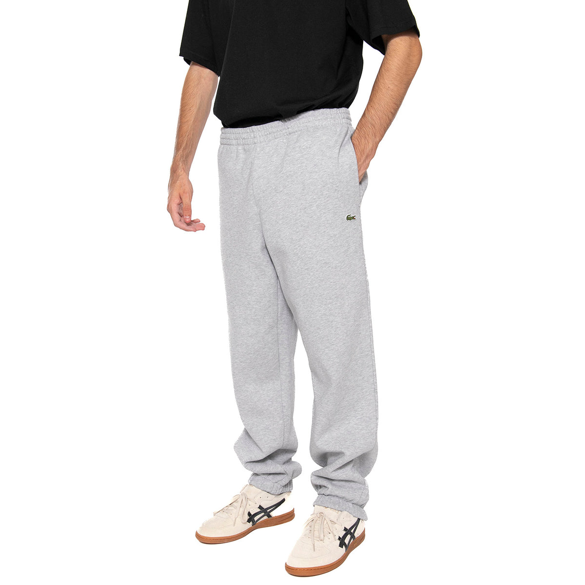 Pant.Tuta CCA Grey - Pantaloni Uomo Grigi XH9610-CCA . LACOSTE 