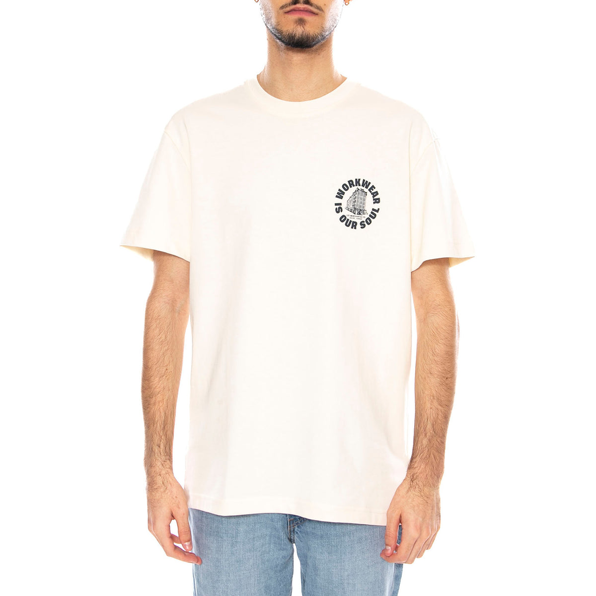 WW Graphic Tee -- Maglietta Uomo Ecru 112370484 . LEE 