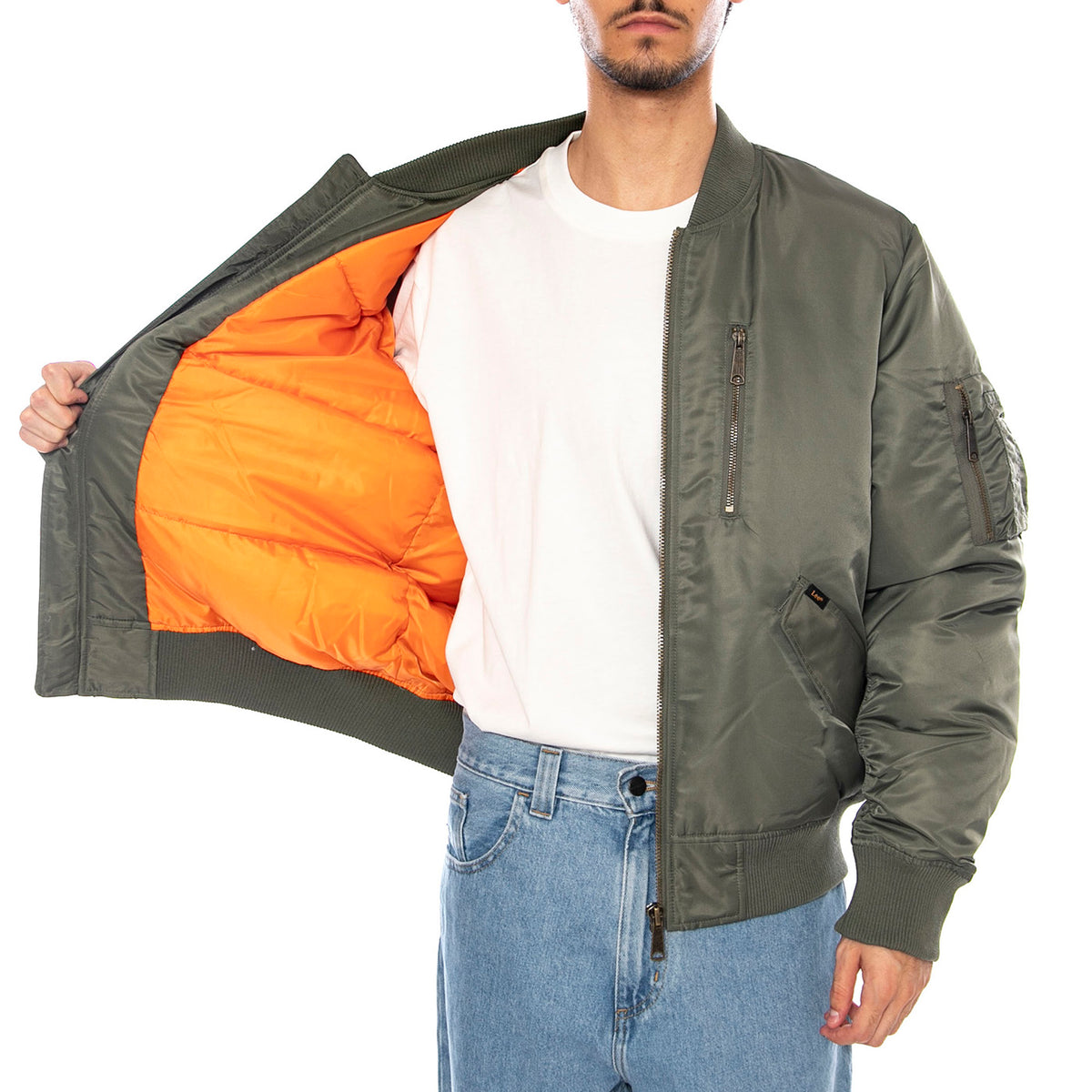 Bomber Jacket Oak Moss - Giacca Uomo Verde 112371315 . LEE 